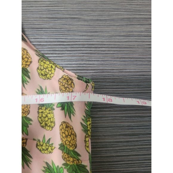 The Limited Pineapple Print Sleveless Blouse - Picture 6 of 6